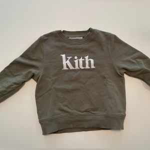 Toddler Green Kith pullover sweater